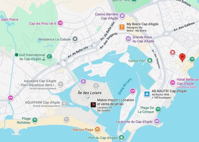 Capri Bali C51, T4 Bien Equipe, Clim, Parking Petite Vue * Agde